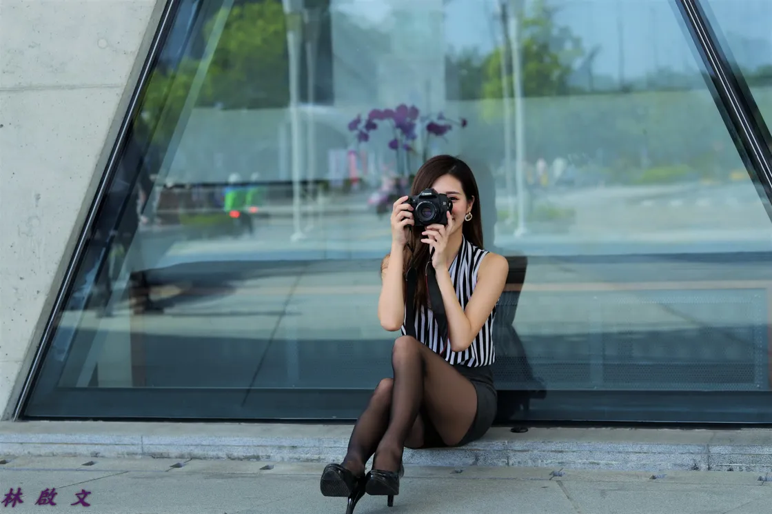 [Mzsock] NO.137 Zhang Jun OL black stockings and high heels beautiful legs street photography#[47P]-3