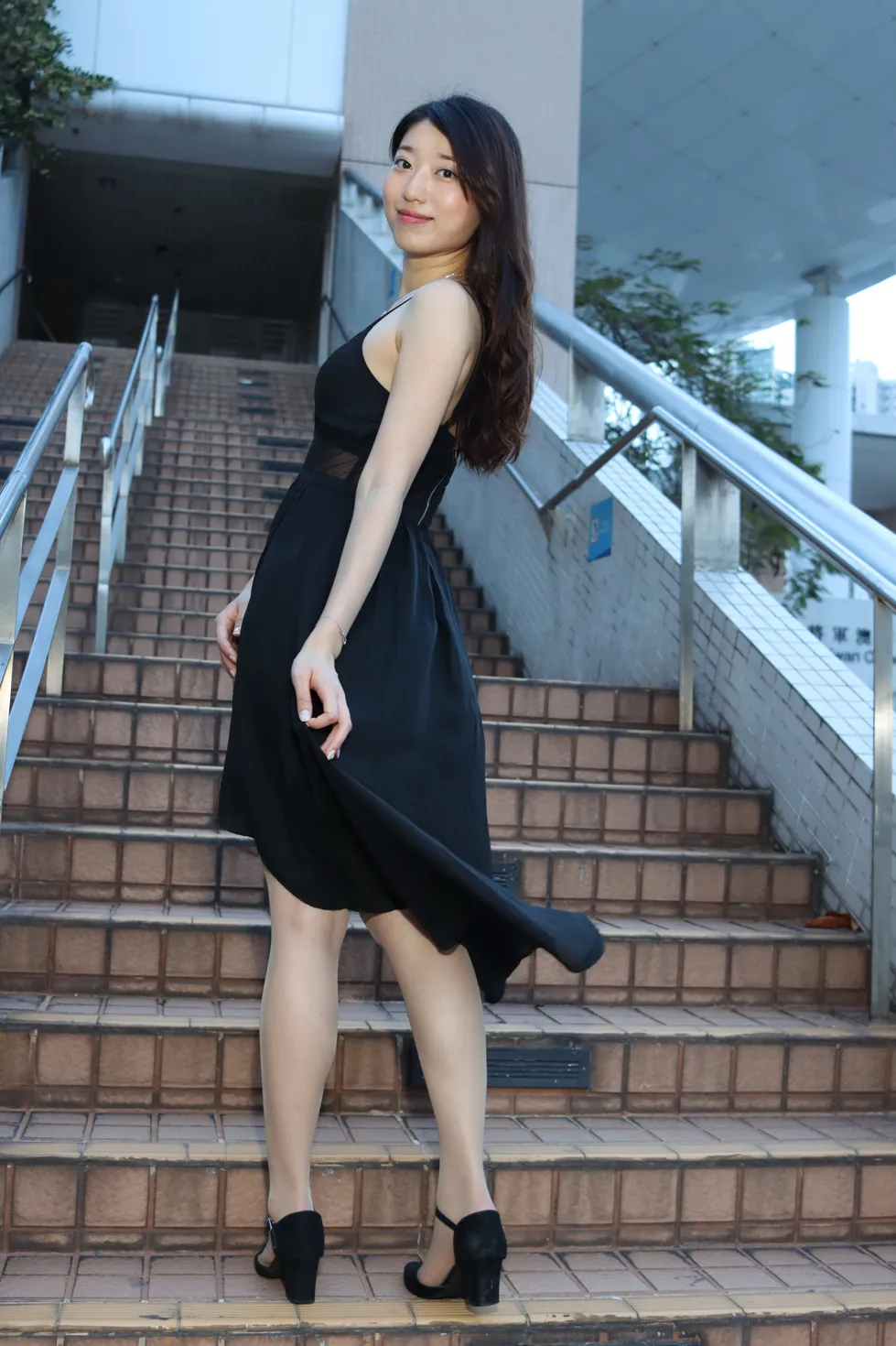 [Mzsock] NO.106 Wu Xiaokui Park black dress street photography#[61P]-57