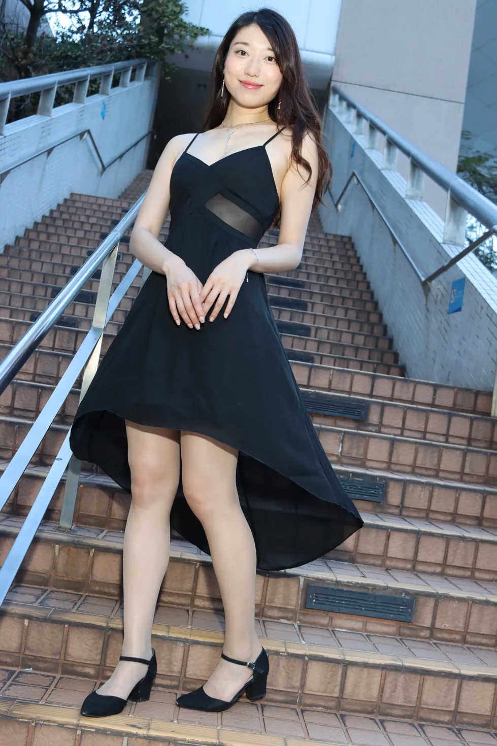 [Mzsock] NO.106 Wu Xiaokui Park black dress street photography#[61P]-1