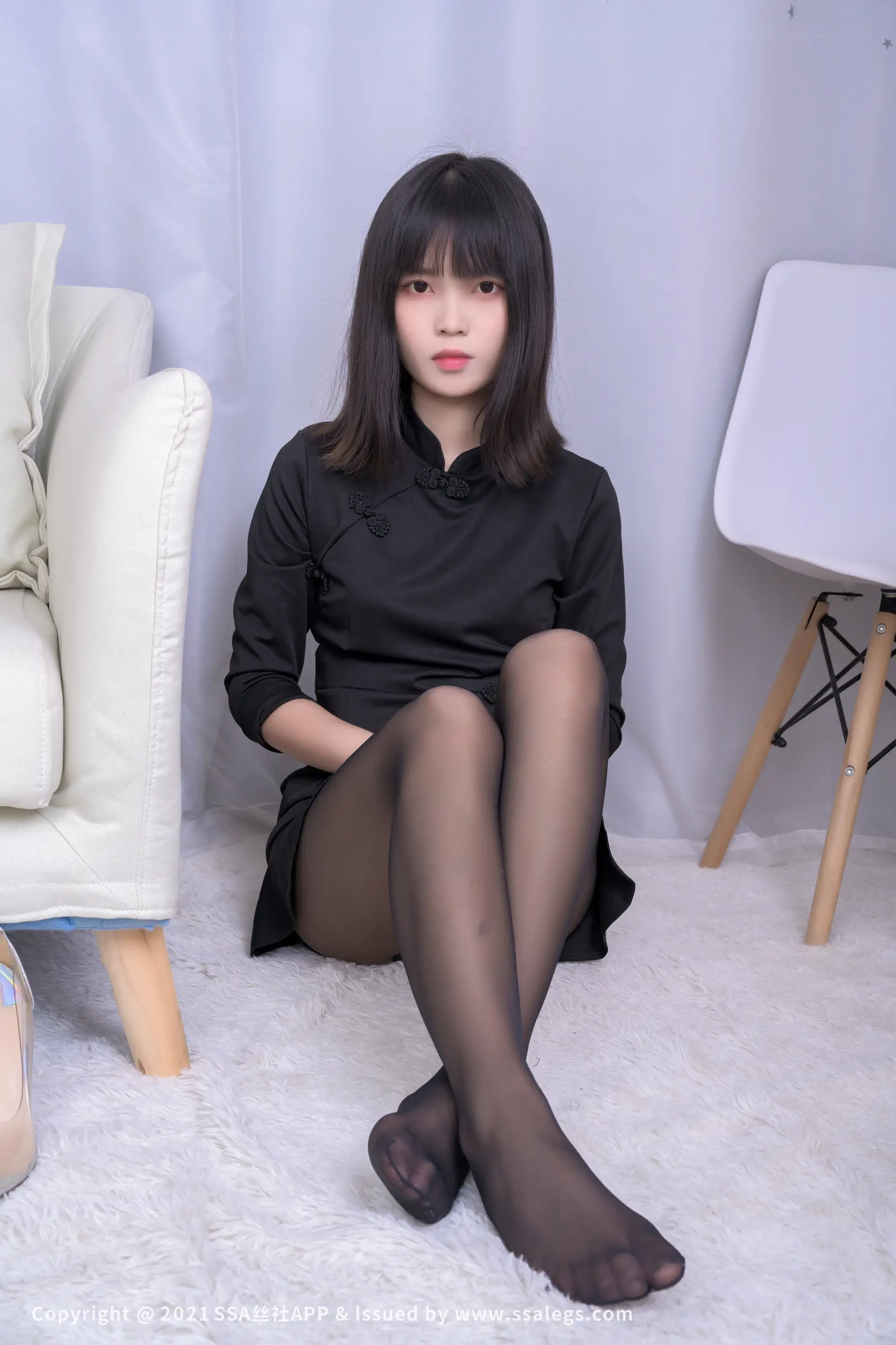 [Mzsock] NO.727 Leg model Dandan’s black silk feet (Part 2) silk club#[119P]-5