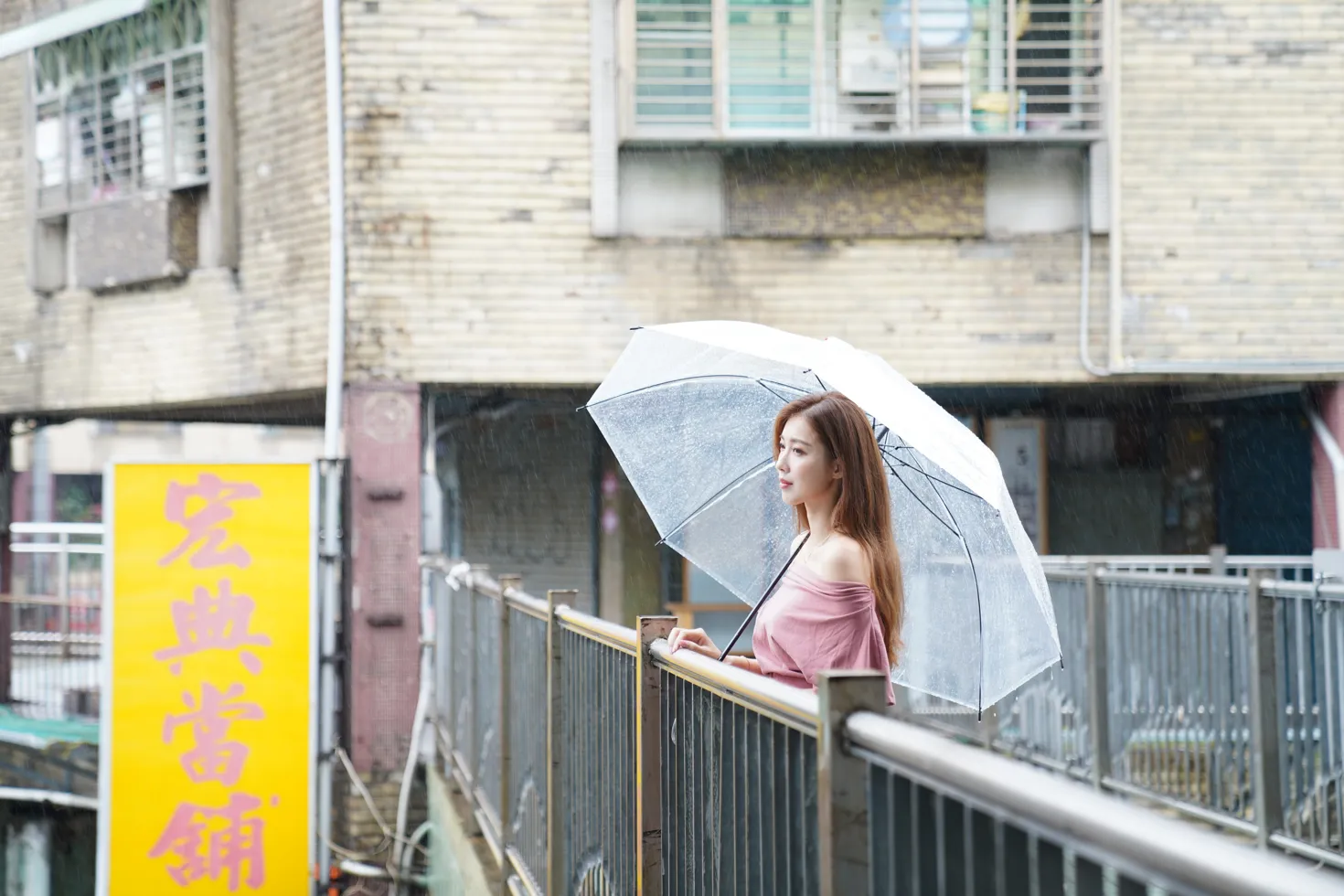 [Mzsock] NO.130 Liao Tingqi, off-shoulder dress and short skirt, cool and beautiful legs street photography#[100P]-5