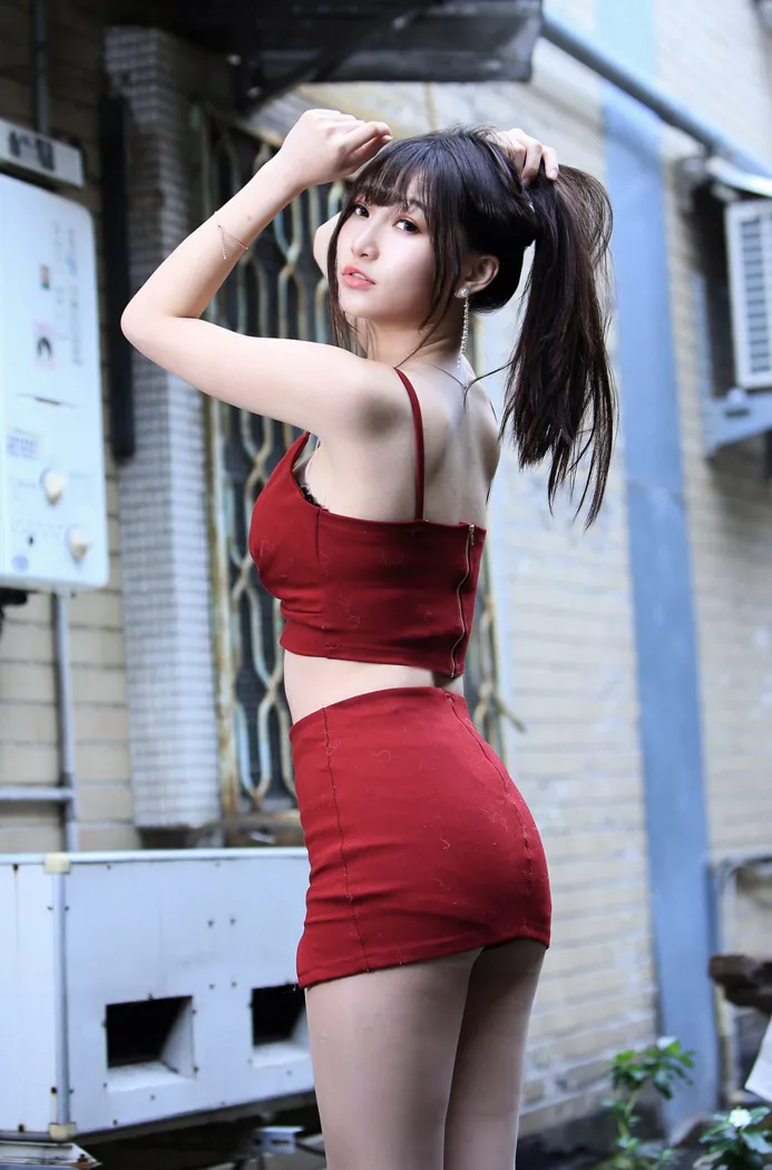 [Mzsock] NO.100 Zhang Yazhu tight skirt stockings high heels beautiful legs street photography#[64P]-1