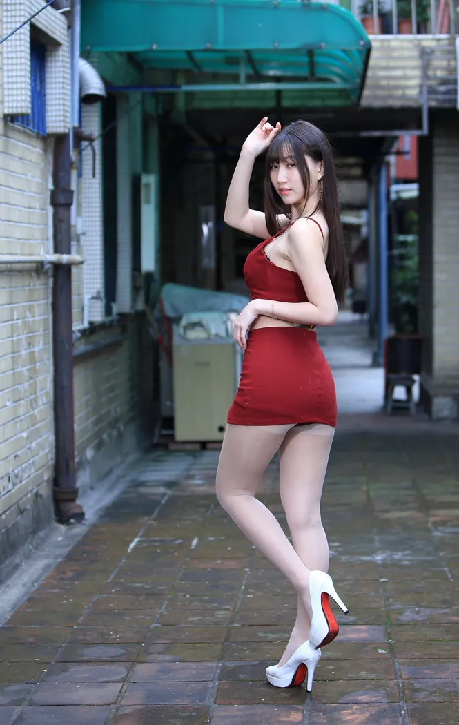 [Mzsock] NO.100 Zhang Yazhu tight skirt stockings high heels beautiful legs street photography#[64P]-6