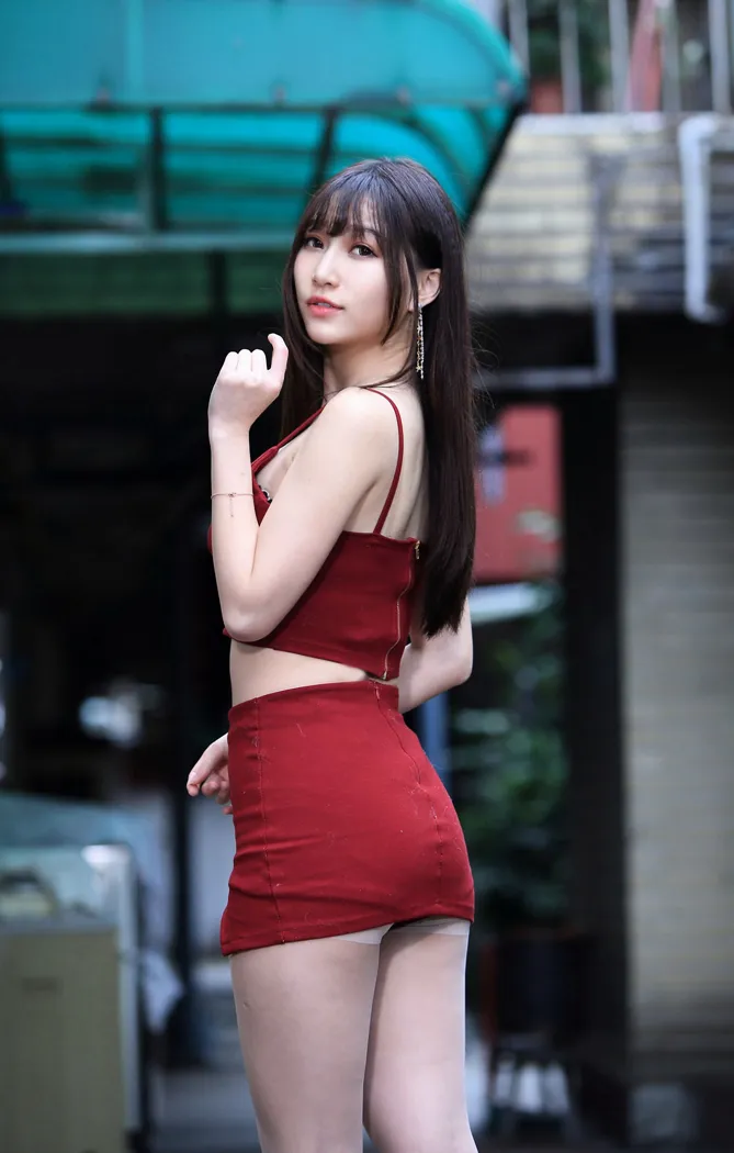 [Mzsock] NO.100 Zhang Yazhu tight skirt stockings high heels beautiful legs street photography#[64P]-8