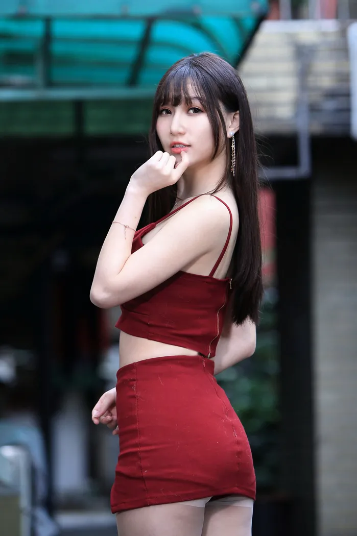 [Mzsock] NO.100 Zhang Yazhu tight skirt stockings high heels beautiful legs street photography#[64P]-9