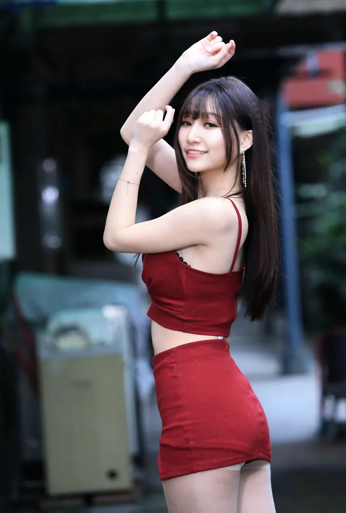 [Mzsock] NO.100 Zhang Yazhu tight skirt stockings high heels beautiful legs street photography#[64P]-1