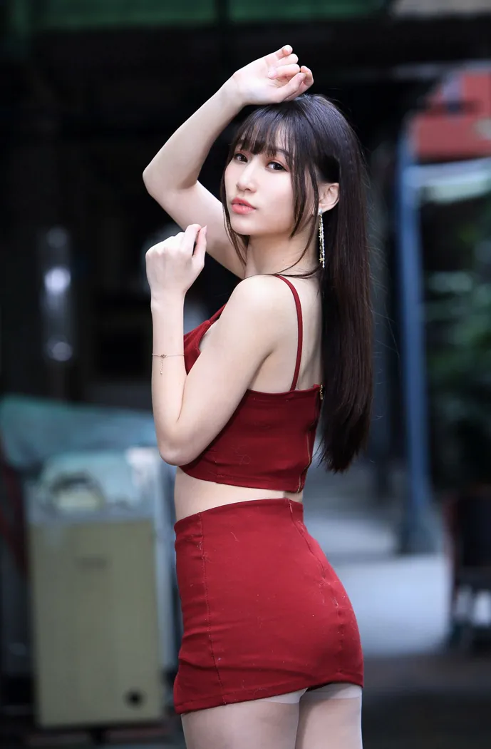 [Mzsock] NO.100 Zhang Yazhu tight skirt stockings high heels beautiful legs street photography#[64P]-2