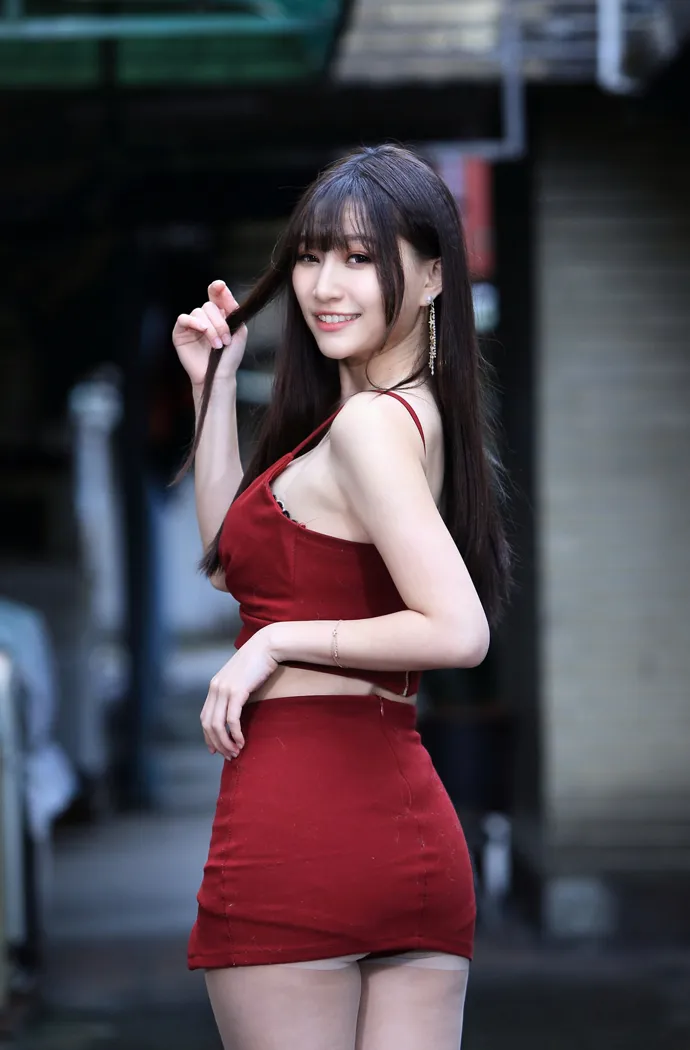 [Mzsock] NO.100 Zhang Yazhu tight skirt stockings high heels beautiful legs street photography#[64P]-3