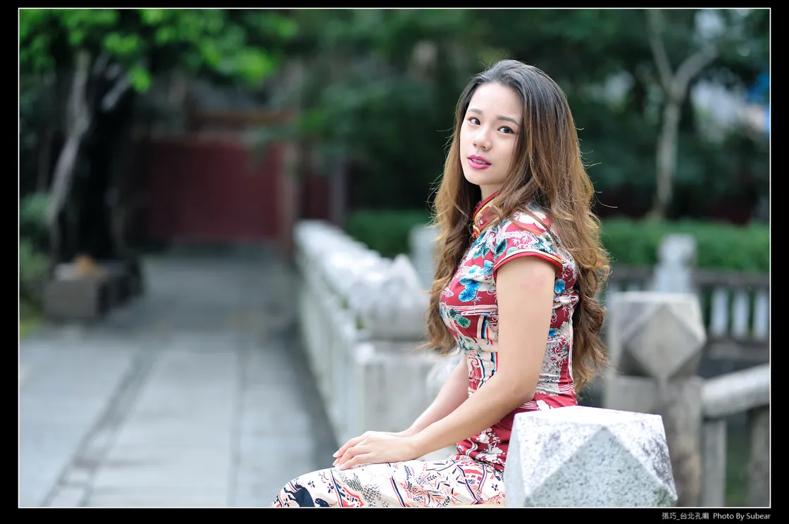 [Mzsock] NO.098 Zhang Qiao cheongsam black silk high heels beautiful legs street photography#[54P]-9