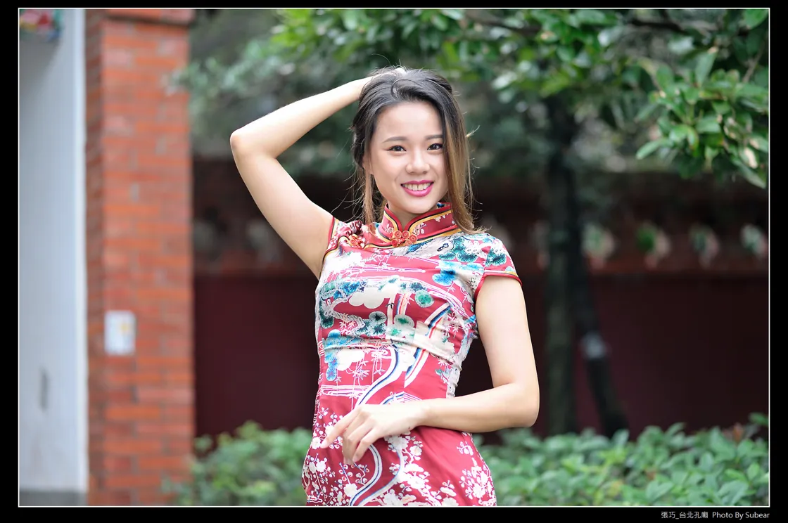 [Mzsock] NO.098 Zhang Qiao cheongsam black silk high heels beautiful legs street photography#[54P]-9