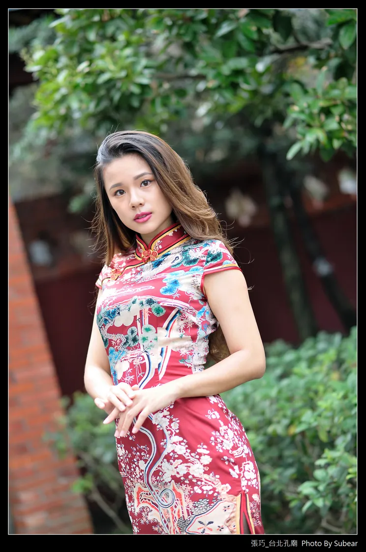 [Mzsock] NO.098 Zhang Qiao cheongsam black silk high heels beautiful legs street photography#[54P]-2