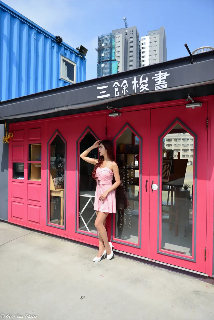 [Mzsock] NO.155 Gao Xuan pink dress, short skirt, stockings, high heels and beautiful legs street photography#[82P]-10