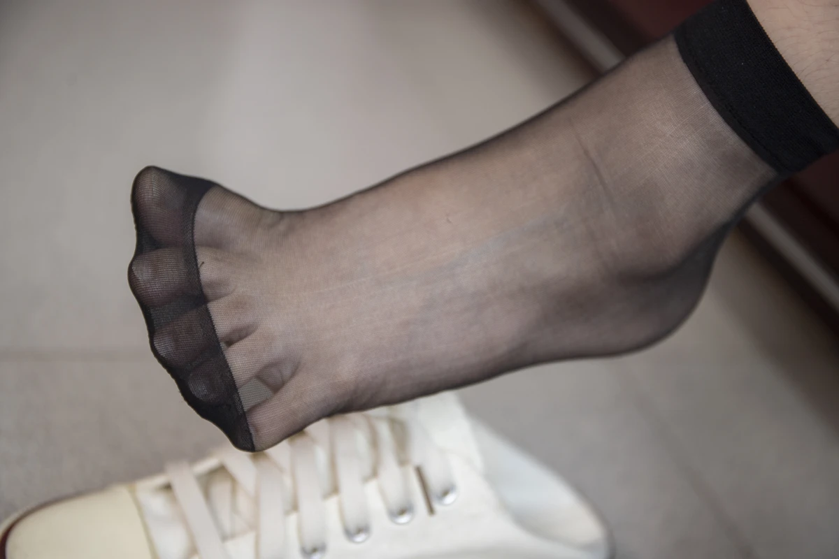 [Mzsock] NO.015 The little beauty Jinger returns to the masterpiece, the temptation of beautiful feet in black stockings Southern football skills#[128P]-8